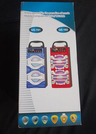 Портативна bluetooth-колонка моделі wster qs-102
