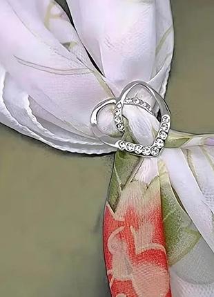 Брошка фіксатор для одягу, шарфів