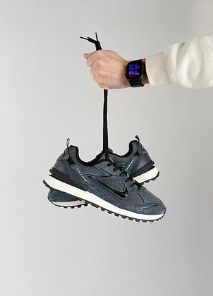 Мужские кроссовки nike waffle s grey black 7