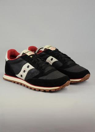 Saucony jazz low pro vintage кросівки чоловічі шкіряні замшеві спортивні повсякденні чорні літо весна оригінал 43 р/28 см  new balance 574 asics nike