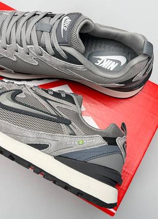 Мужские кроссовки nike waffle s grey 2