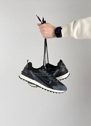 Чоловічі кросівки nike waffle s dark grey black 4