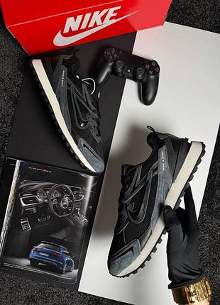 Чоловічі кросівки nike waffle s dark grey black 10