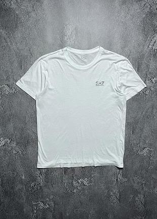 Vintage винтажная футболка emporio armani эмпорио армани big logo old money олд мани size m размер м
