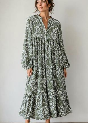 Бавовняна максі сукня (італія).