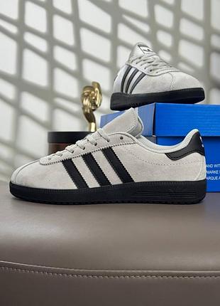 Женские кроссовки adidas bermuda pale grey black