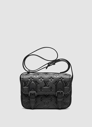Сумка louis satchel wearable wallet vuitton monogram embossed leather