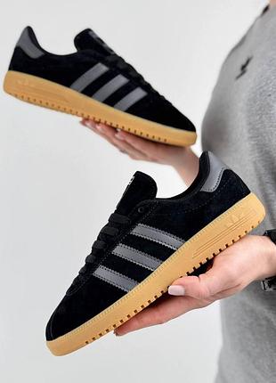 Жіночі кросівки adidas bermuda black grey