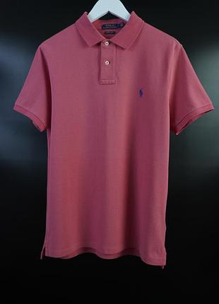 Чоловіче преміум поло | оригінал | polo ralph lauren pony custom slim fit | м
