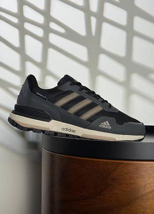 Мужские кроссовки adidas zx 700 grey black beige 8