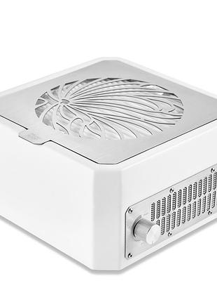 Настольная вытяжка microstop base white для мастера маникюра с регулировкой мощности