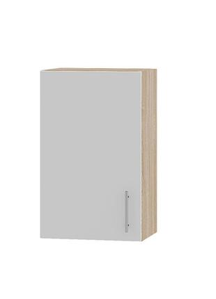 Кухонный модуль оптима верх в01-450 дуб сонома/нимфея альба (белый) 450х296х720 мм (dtm-071495)