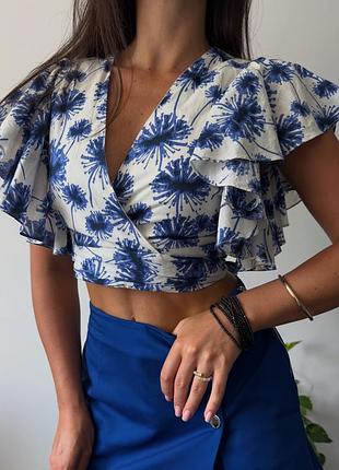 Топ на запах zara s р.