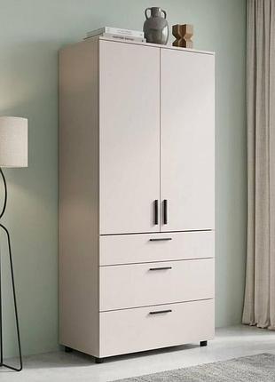 Шафа для одягу doros торн кашемір 2 дсп/3ш (полиці) 90х51.6х200 (drs-012028)