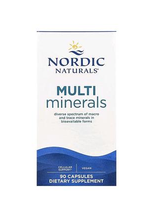 Мультиминералы от nordic, 90 капсул