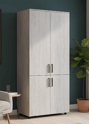 Шкаф для одежды doros торн сосна натти 2 дсп (полки) 90х51.6х200 (drs-012074)