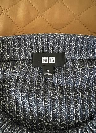 Синій светр uniqlo 2