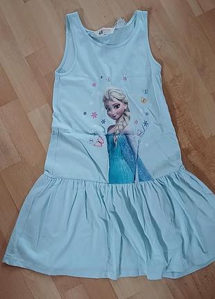 Платье сарафан h&amp;m frozen 6-8 лет