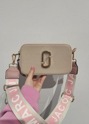 ❌ marc jacobs the snapshot beige/pink