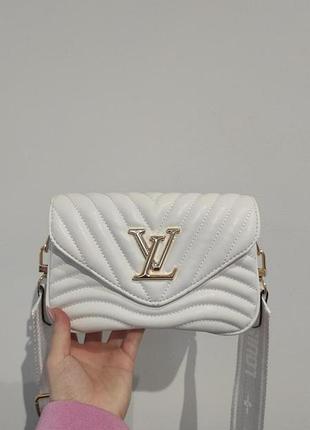 ❌ louis vuitton wave multi pochette white/gold