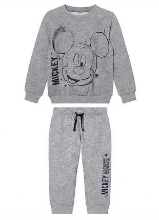 Спортивний костюм (світшот і штани) для хлопчика disney mickey mouse 457069_458539 110-116 см (4-6 years) сірий