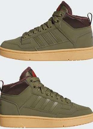 Утеплені кросівки підлітку\adidas rapid court mid winterized