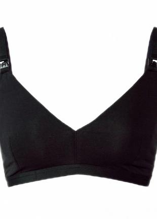 Бюстгальтер для годування бавовняний для жінки esmara lycra® 393184 85c чорний