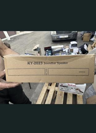 Саундбар ky-2023 90w soundbar 2-in-1 (bluetooth + arc) — новий