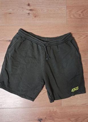 Шорты трикотажные мужские хаки на резинке asos regular, размер xl - 2xl.