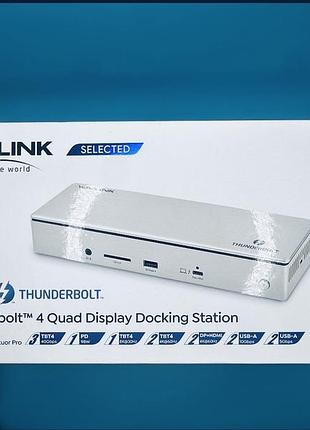 Wavlink thunderbolt 4 quad display docking station (thunderdock quattuor pro) — новий у коробці!
