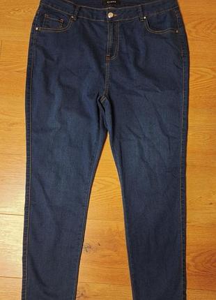 Джинси жіночі сині evans slim stretch, розмір xl - 2xl.