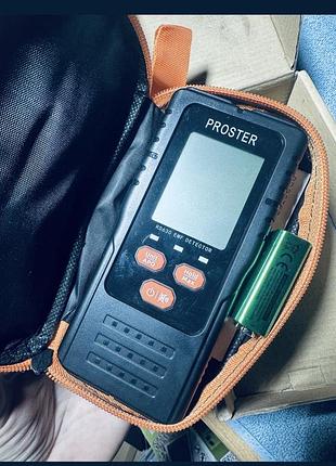 Детектор електромагнітного поля proster rd630 (3-в-1 emf meter) — новий у комплекті!
