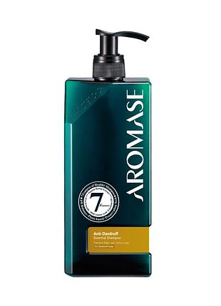 Себорегулювальний шампунь для жирної шкіри голови aromase anti-dandruff essential shampoo, 400 мл