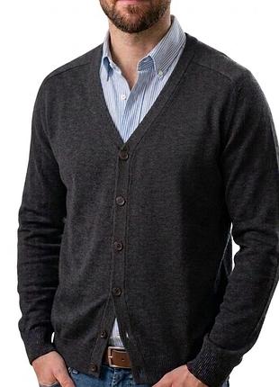 Кардиган jack &amp; jones premium, мужской m, серый меланж, оригинал, данныея