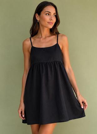 Бавовна 💯 🖤 сукня asos design 🖤  легка та стильна чорна сукня на тонких регульованих бретелях. вільний крій