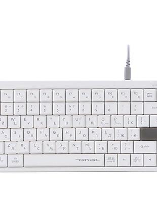Клавіатура a4tech fstyler fx53 для пк та ноутбука white