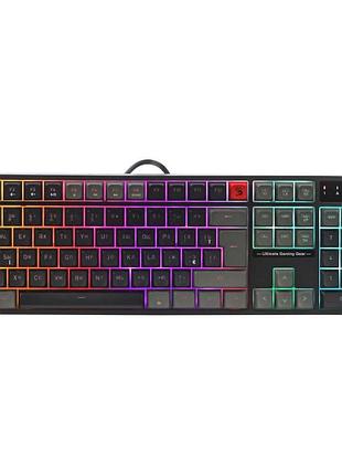 Клавіатура bloody b230n з українською розкладкою rgb black