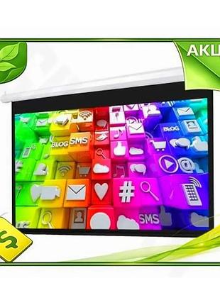 Ve экран моторизованный walfix 106 new version дюймов беспроводной пульт управления для проекторов тел n6w_ver