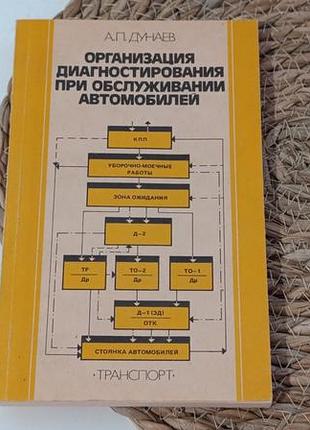 А.п. дунаев организация диагностирования при обслуживании автомобилей 1987