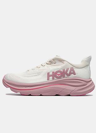 Hoka one one clifton 10 'rose cream dried rose'