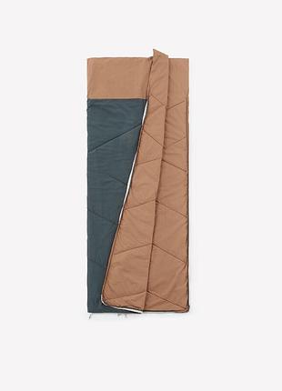 Хлопковый спальный мешок для кемпинга (200 x 80 см) quechua ultimcomfort 20° коричневый