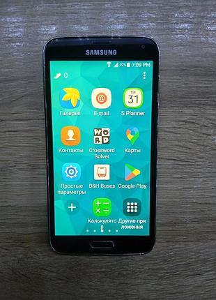 Б/у смартфон samsung galaxy s5 sm-g900f 2/16gb, 5.1", 4g lte, nfc, робочий стан