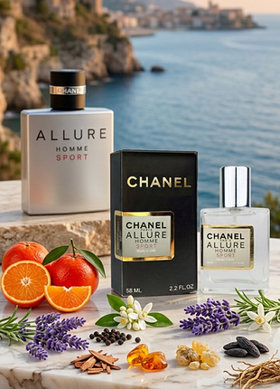 👌популярний 👍allure homme sport💣чоловічі парфуми об'єм 58мл 💣