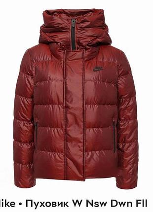 Стьобаний пуховик nike w nsw dwn fill jkt hd/0000h/