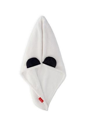 Рушник тюрбан для сушіння волосся мікрофібра legami panda hair turban towel (dt) (0425)