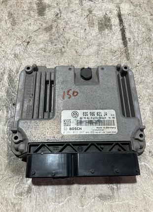 Блок керування двигуном bosch 03g906021ja / 0281013247 vw caddy 2.0 tdi / bmm