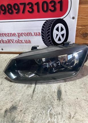 Б/у vw polo 6r фара левая передняя перед 6r1941007g