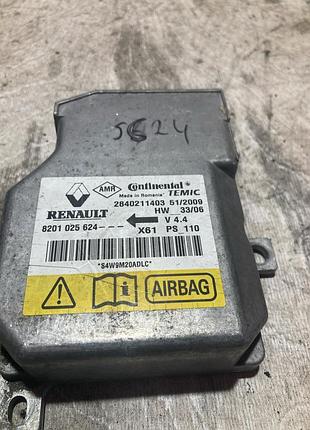 Блок управления air bag 8201025624 для renault kangoo 2008-2017