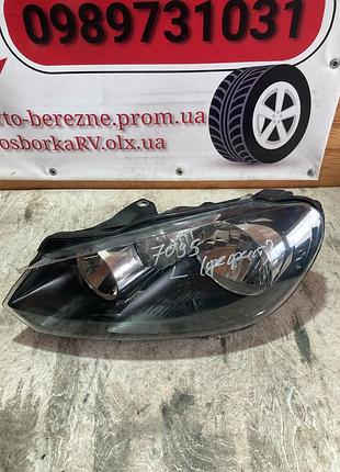 Фара перед левая vw golf vi 6 оригинал 5k1941005s дефект