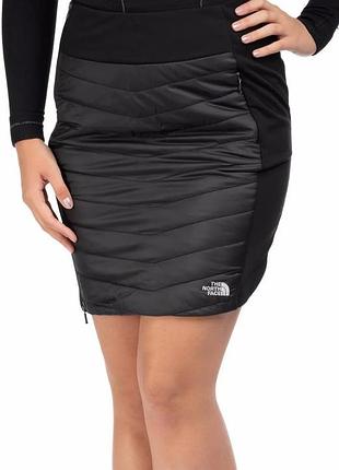 Утепленная юбка the north face inlux insulated skirt черного цвета